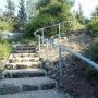 Stairs upgraded, with new handrail for accessibility