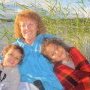 Tom's mother Ety, with her two grandchildren