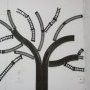 a tree out of model railway tracks