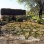 Plaque describing the Garden of Rescuers (Eng., Arab., Heb.) has been (...)