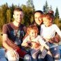 The family - on holiday in Sweden