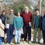 Terry Waite (the tall fellow) in the village
