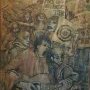 Triptych BBB - Belgrade in WWII (oil on canvas)
