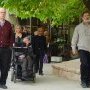 (l-r) Prof. E. Rabinovici, Prof. Hawking, R. Rizek, Prof. Y. (...)